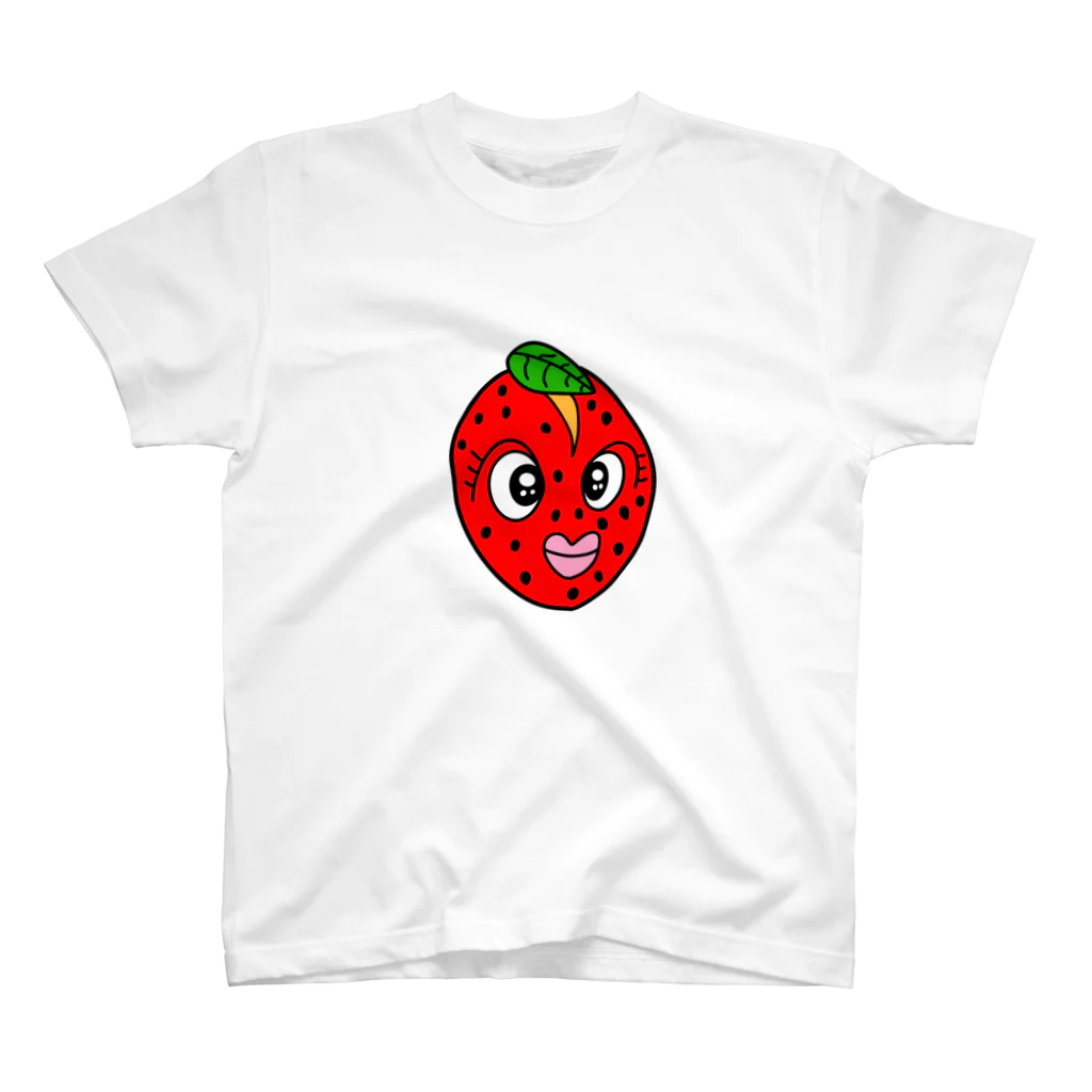 じゅうに（Jyuuni）の0168・苺魚（じゅうにブランド） Regular Fit T-Shirt