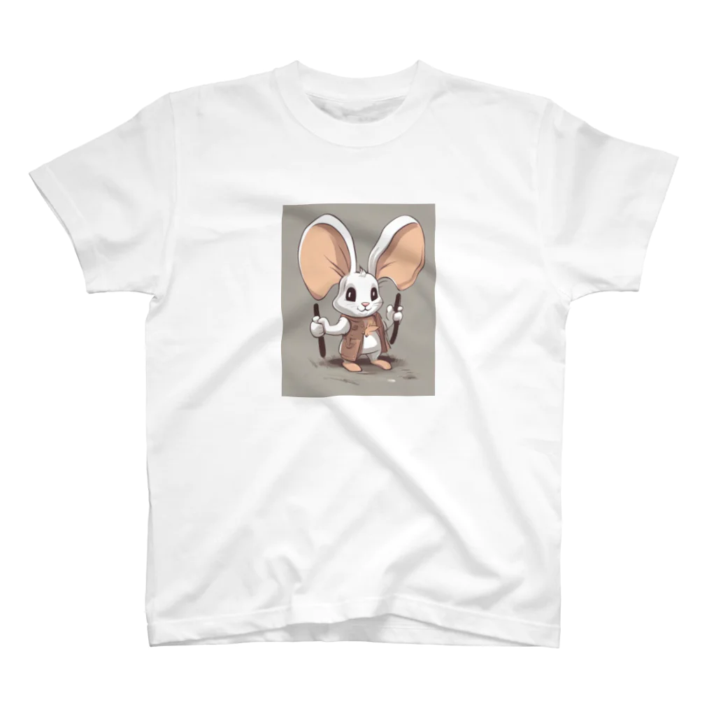 うさぎ好きのぽぽ (Popo) Regular Fit T-Shirt