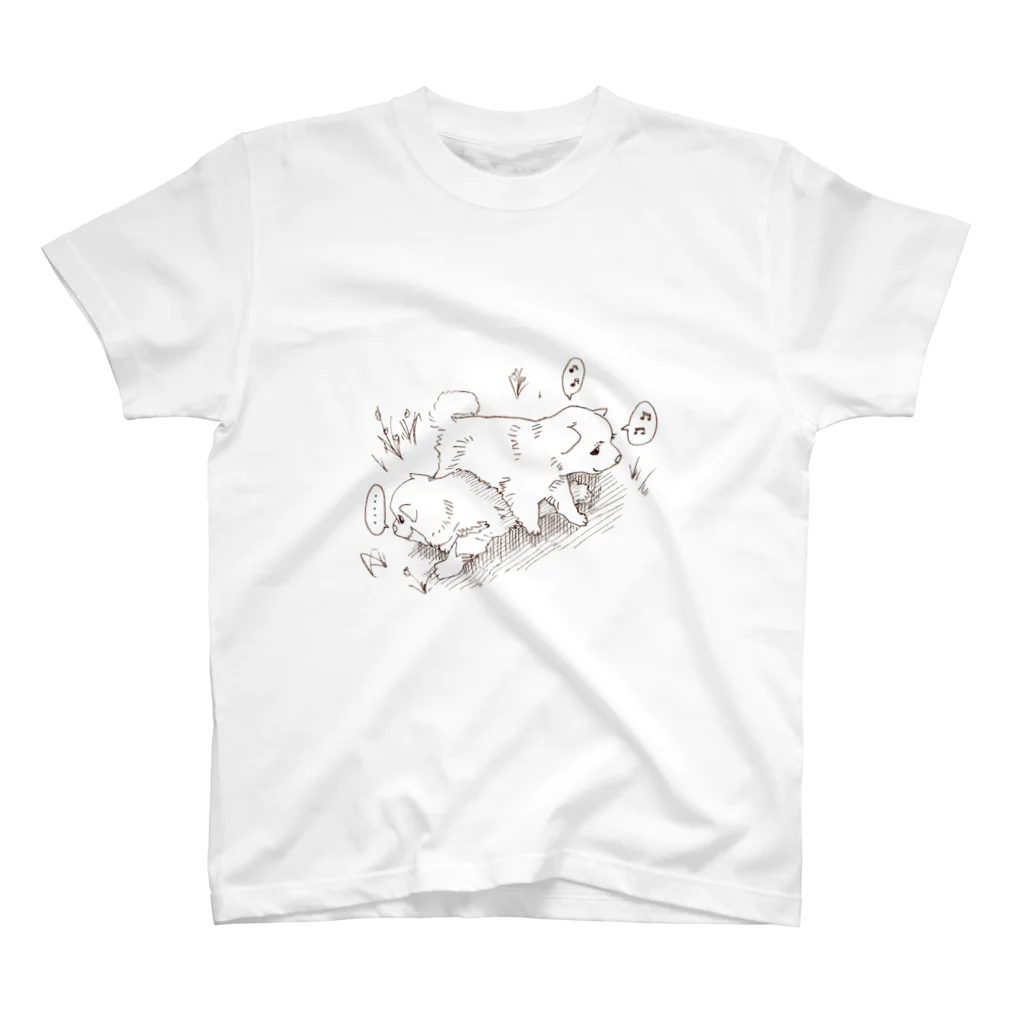 K-yukinoのじゃれあう子犬 Regular Fit T-Shirt