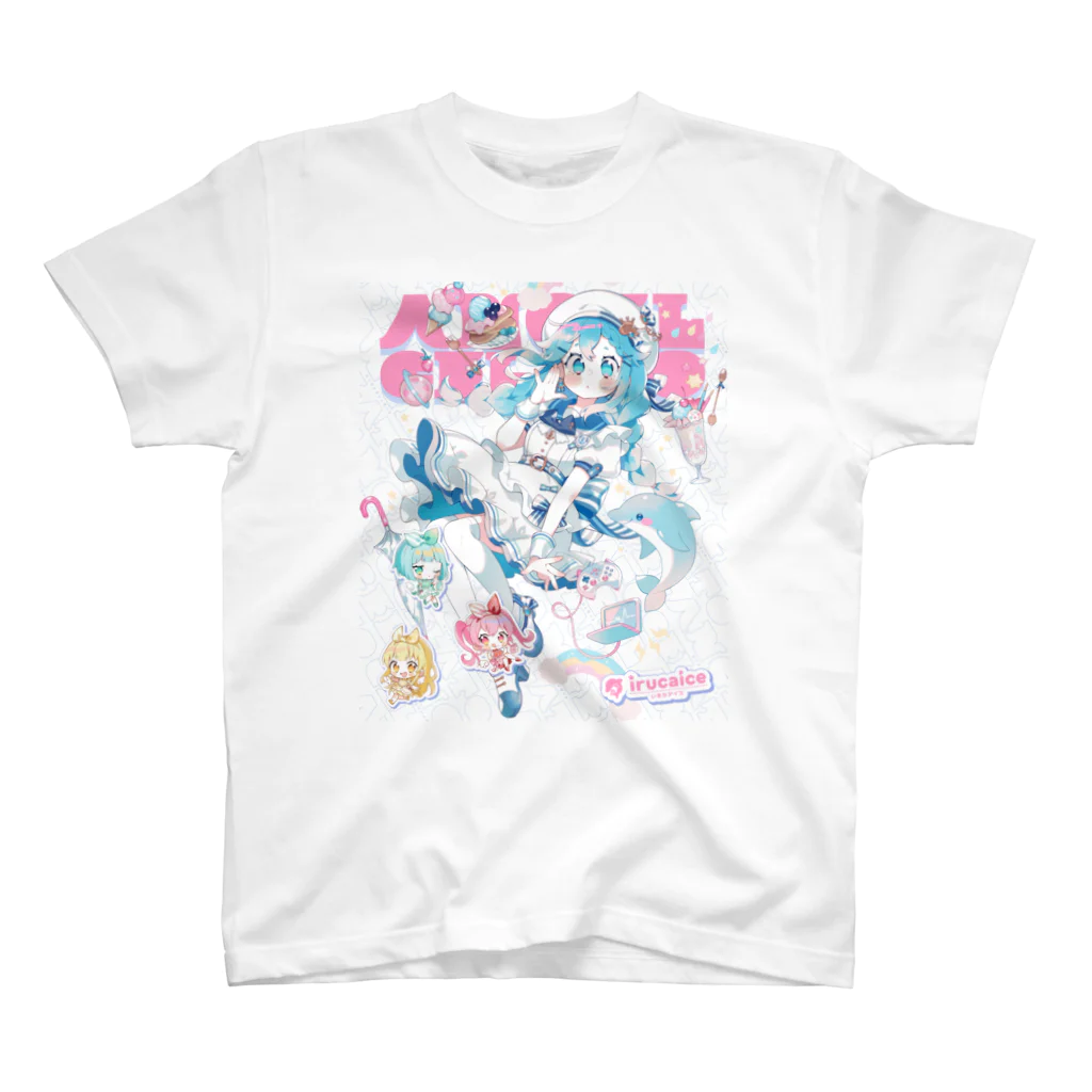 いるかアイス / irucaiceのAngel Gelato シャツ 【suzuri版】 スタンダードTシャツ