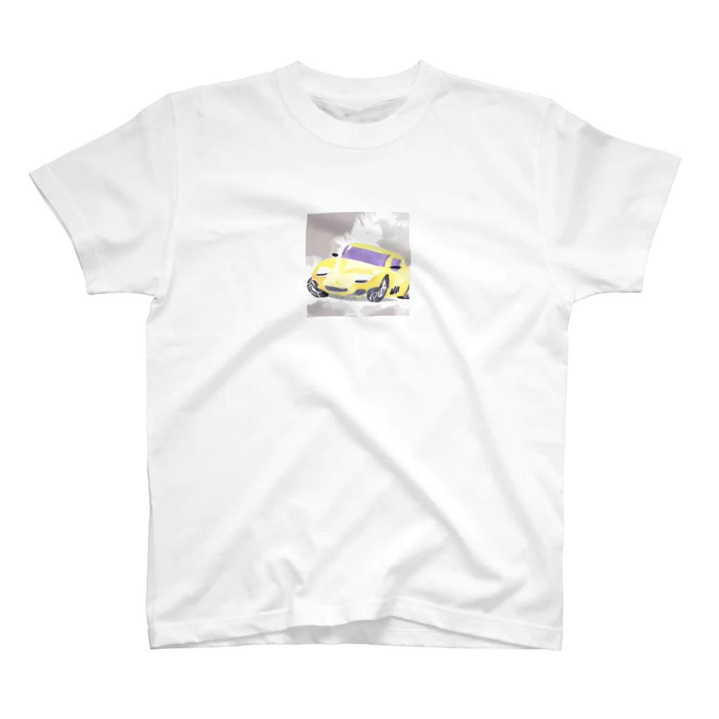 katapiiiの人気！水彩画風スポーツカー Regular Fit T-Shirt