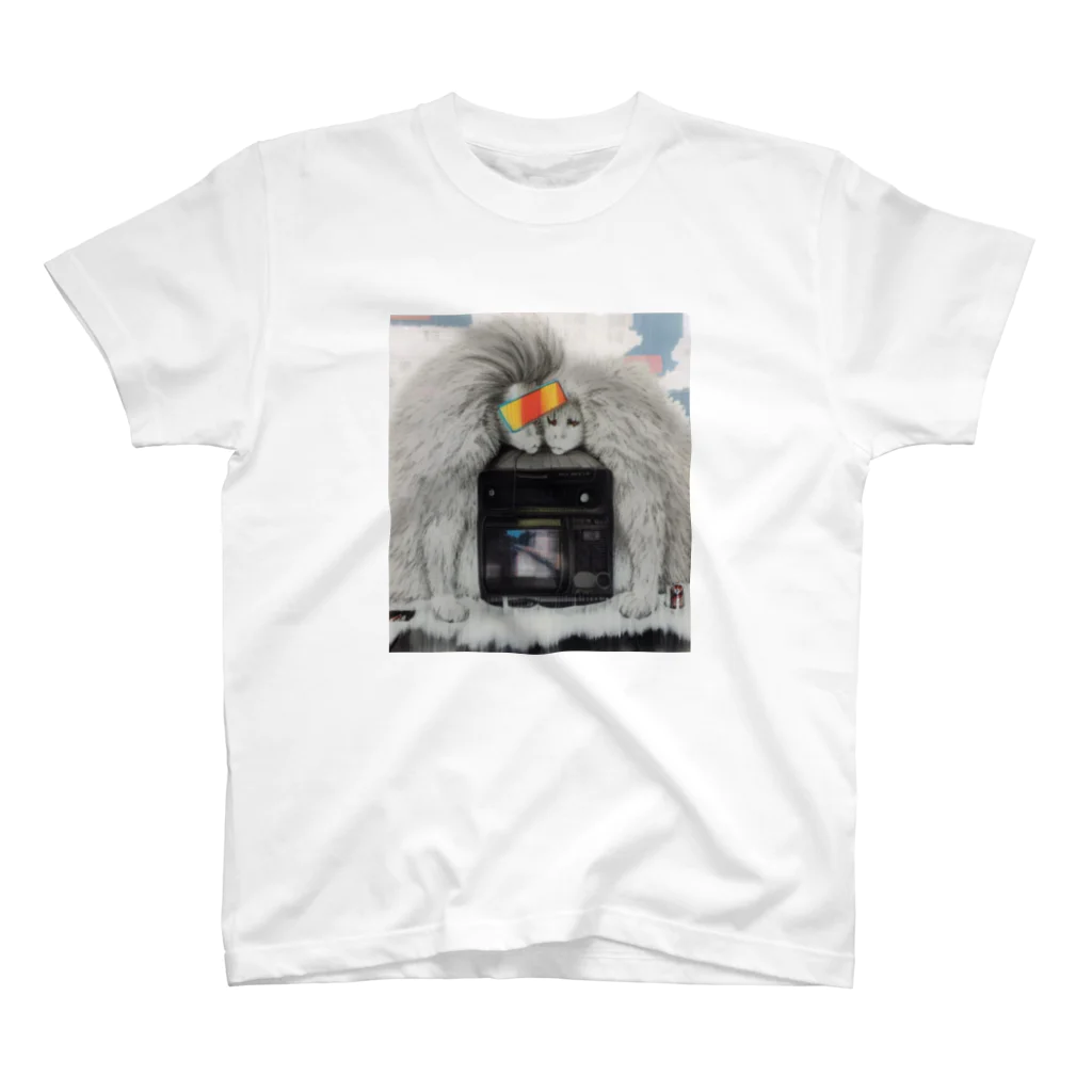 CHUNTANの猿しがみつきテレビ📺⚡ スタンダードTシャツ