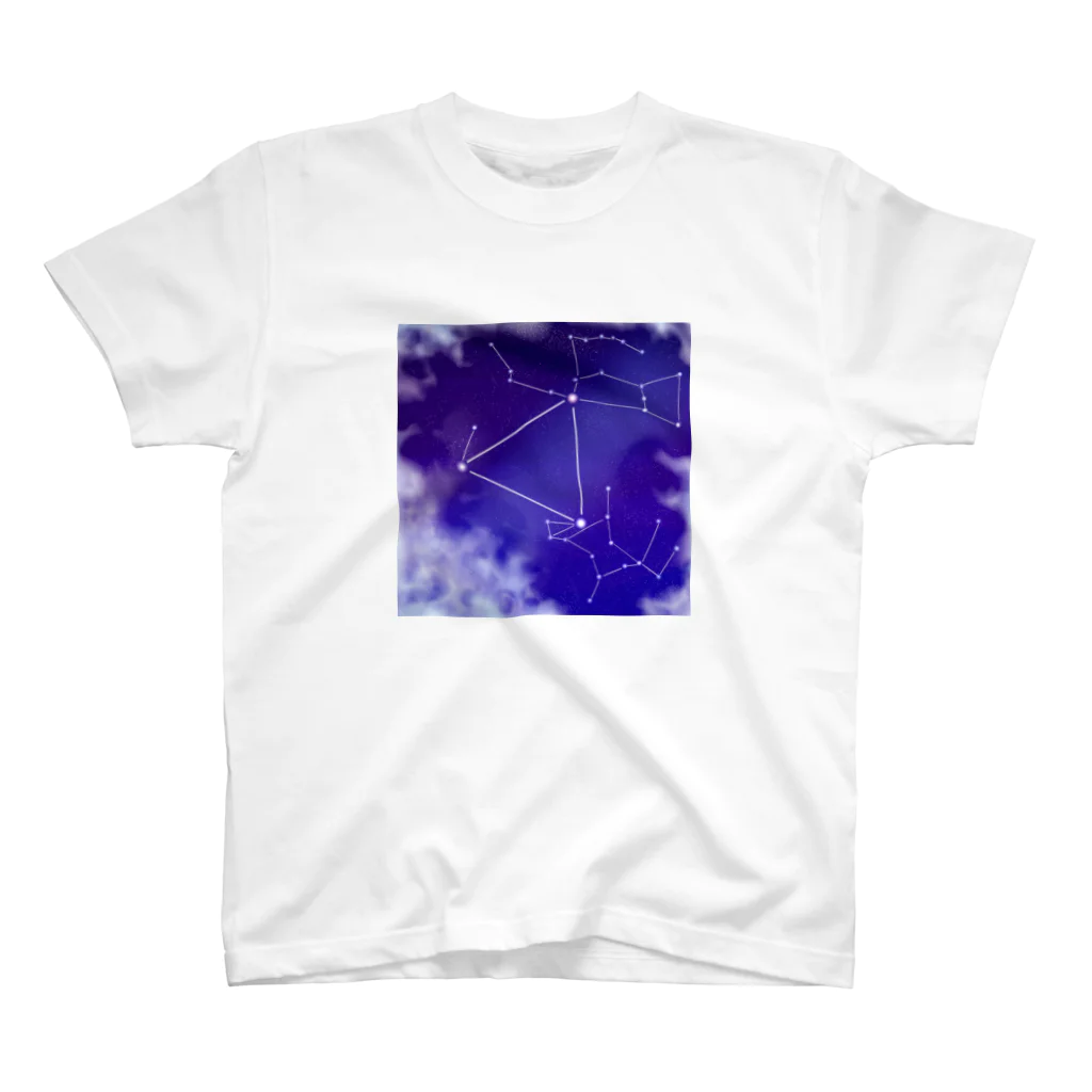 KafyRiruの雲の切れ間から覗く星　冬 Regular Fit T-Shirt