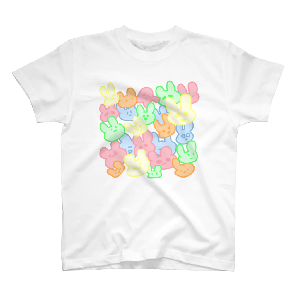 ミルのいろんなうさちゃん スタンダードTシャツ