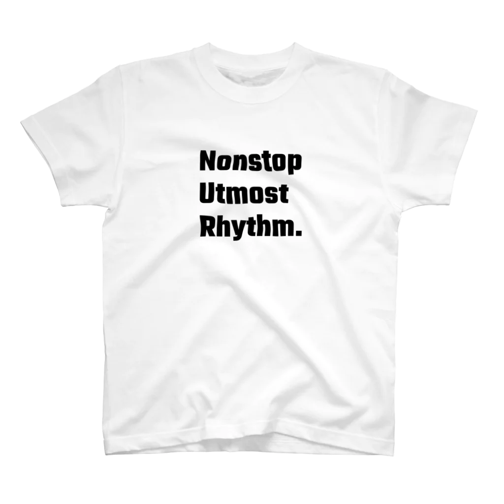 【NUR.】Nonstop Utmost Rhythm.のNUR. Design_No.001 Regular Fit T-Shirt