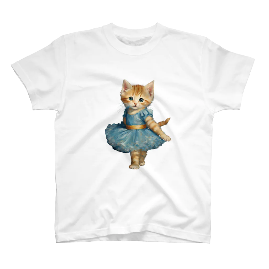 ハッピー・ディライト・ストアのバレリーナの子猫 スタンダードTシャツ