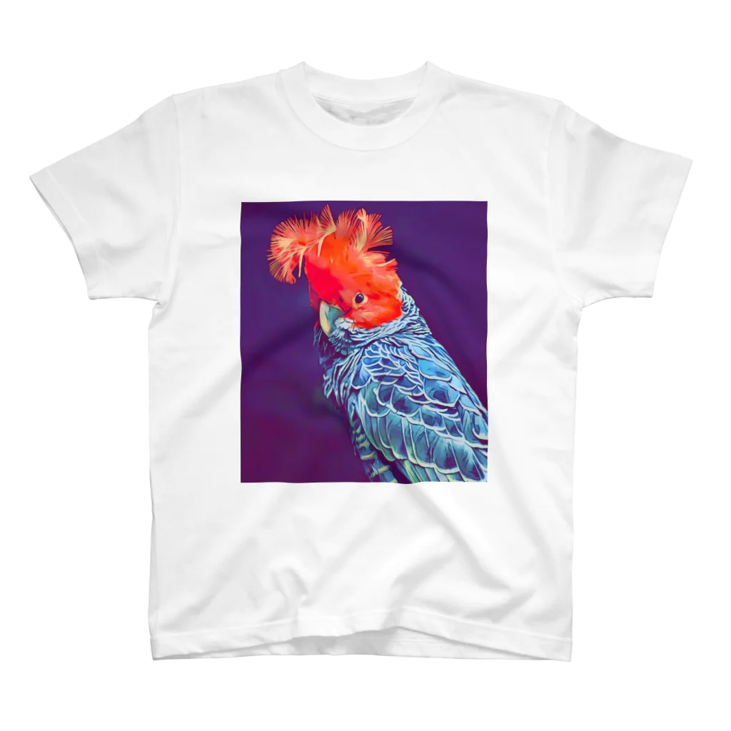 and_parrotのアカサカオウム　鳥 スタンダードTシャツ