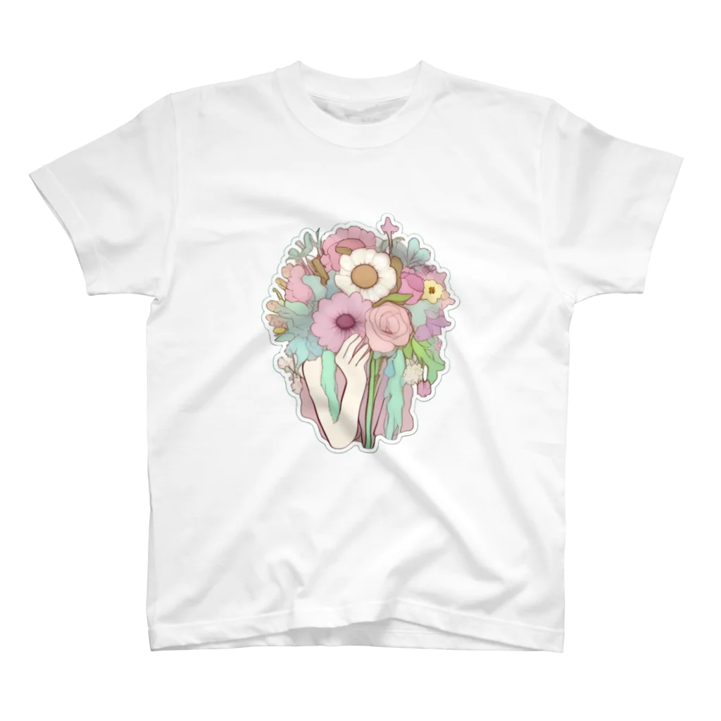 Unicorn0のFlower Regular Fit T-Shirt