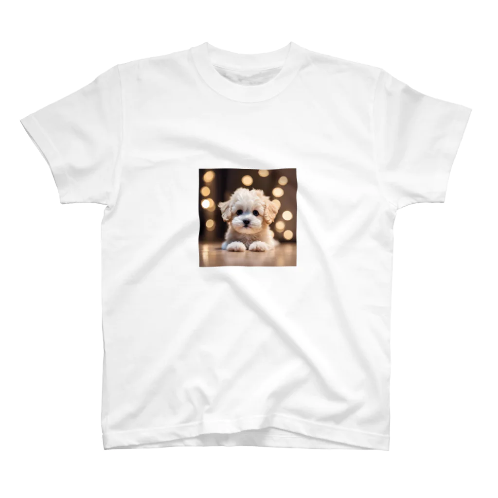 MESAMESAの可愛い子犬 Regular Fit T-Shirt