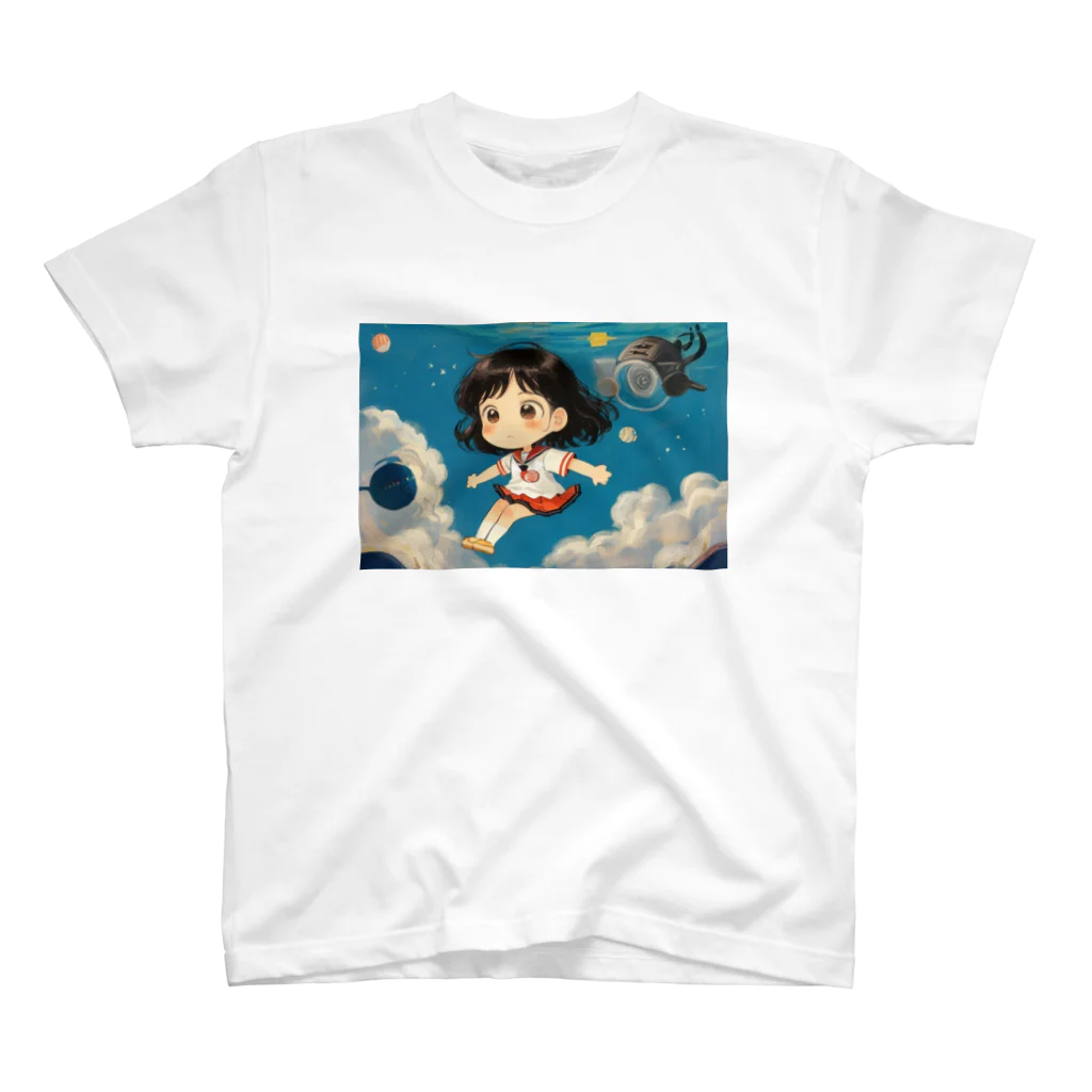 くま屋のSpacebound Girl スタンダードTシャツ