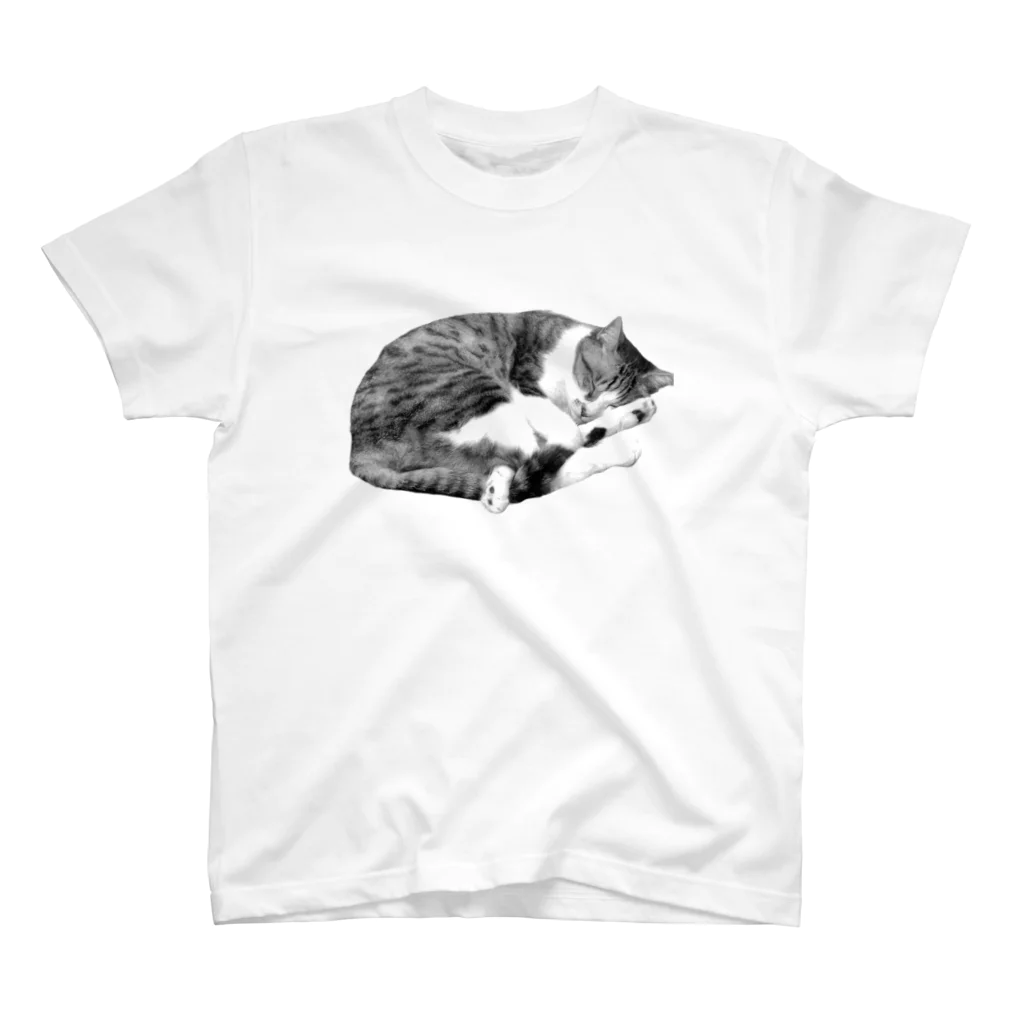 深夜の猫屋さんのネムリネコ Regular Fit T-Shirt