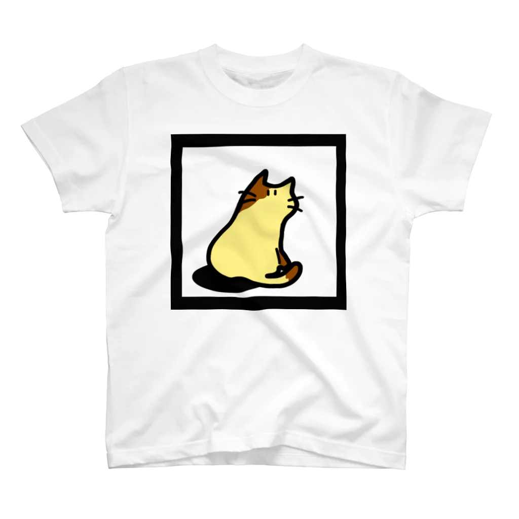 かさごさかのMikaeri cat (prin) スタンダードTシャツ