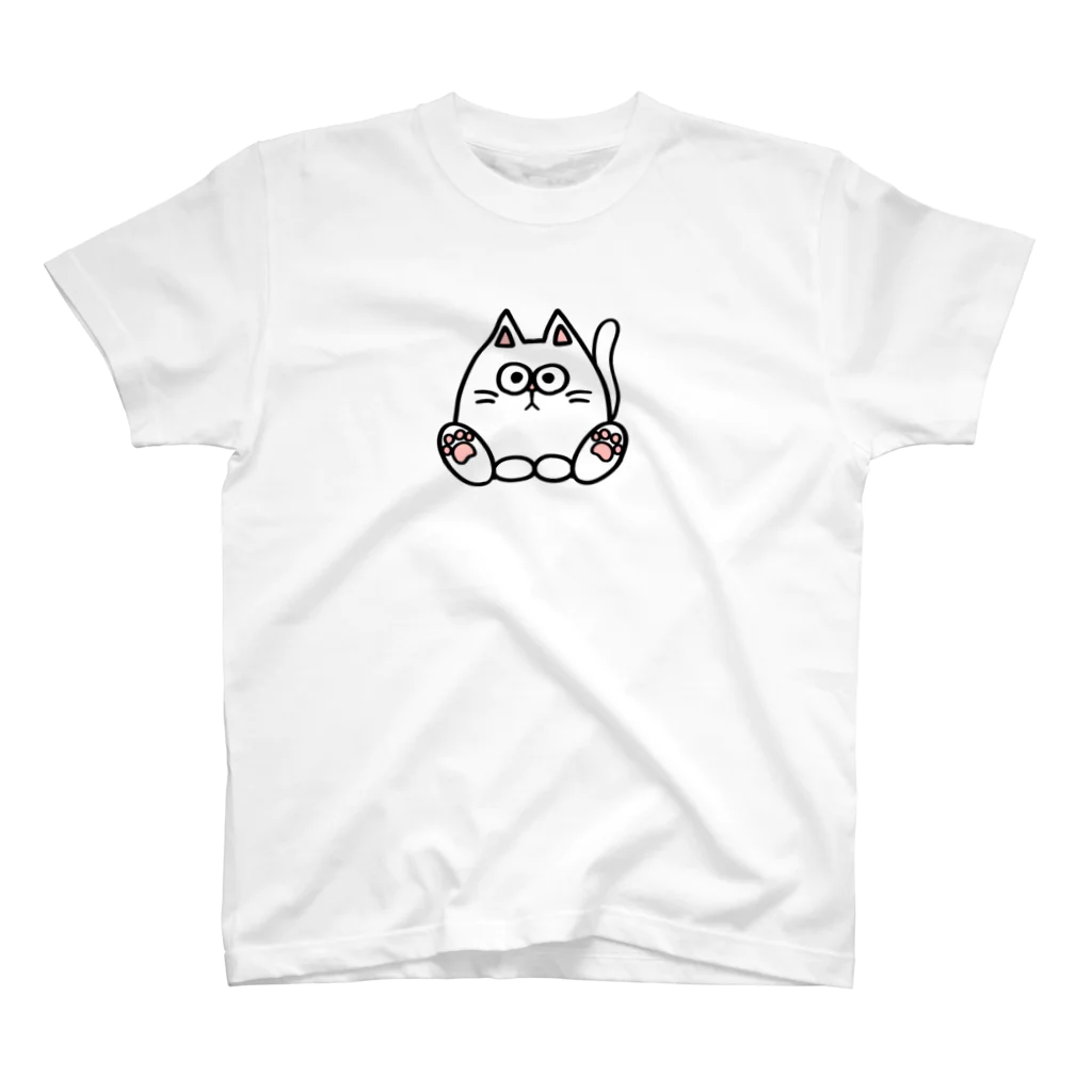 ねこねこうおの白猫キル Regular Fit T-Shirt