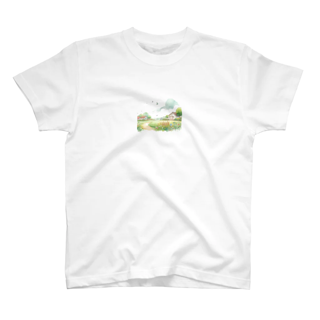 SAKIの畑のカラーイラスト Regular Fit T-Shirt