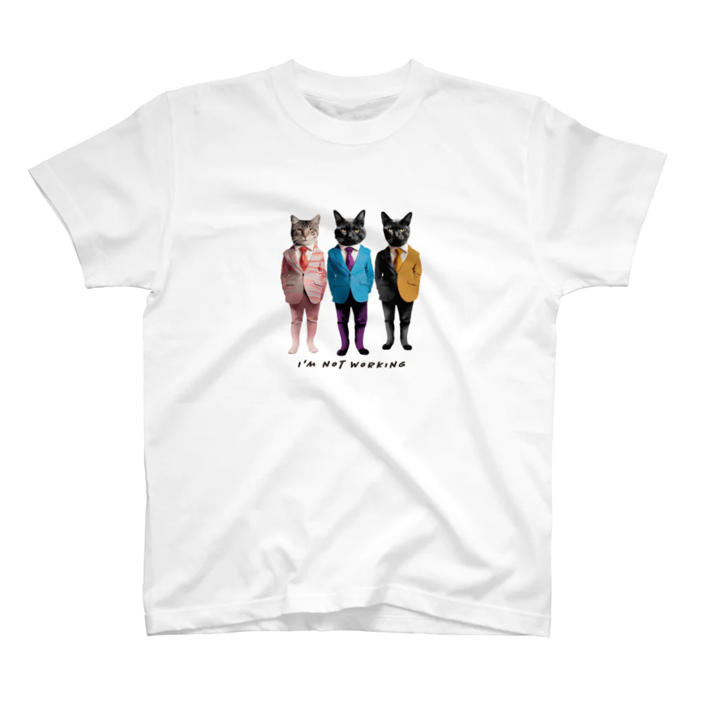 猫神の猫スーツ スタンダードTシャツ