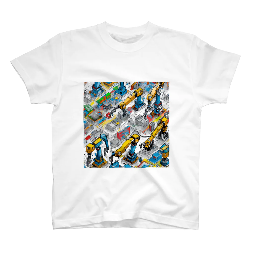 RoboStyleのロボットの美術館　#2 Regular Fit T-Shirt