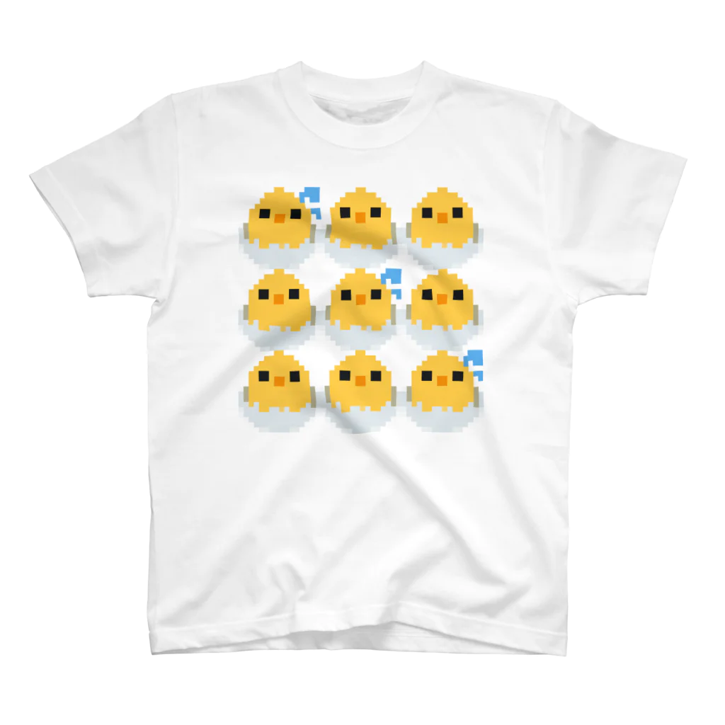 haching chickのドットひよこパックシリーズ スタンダードTシャツ