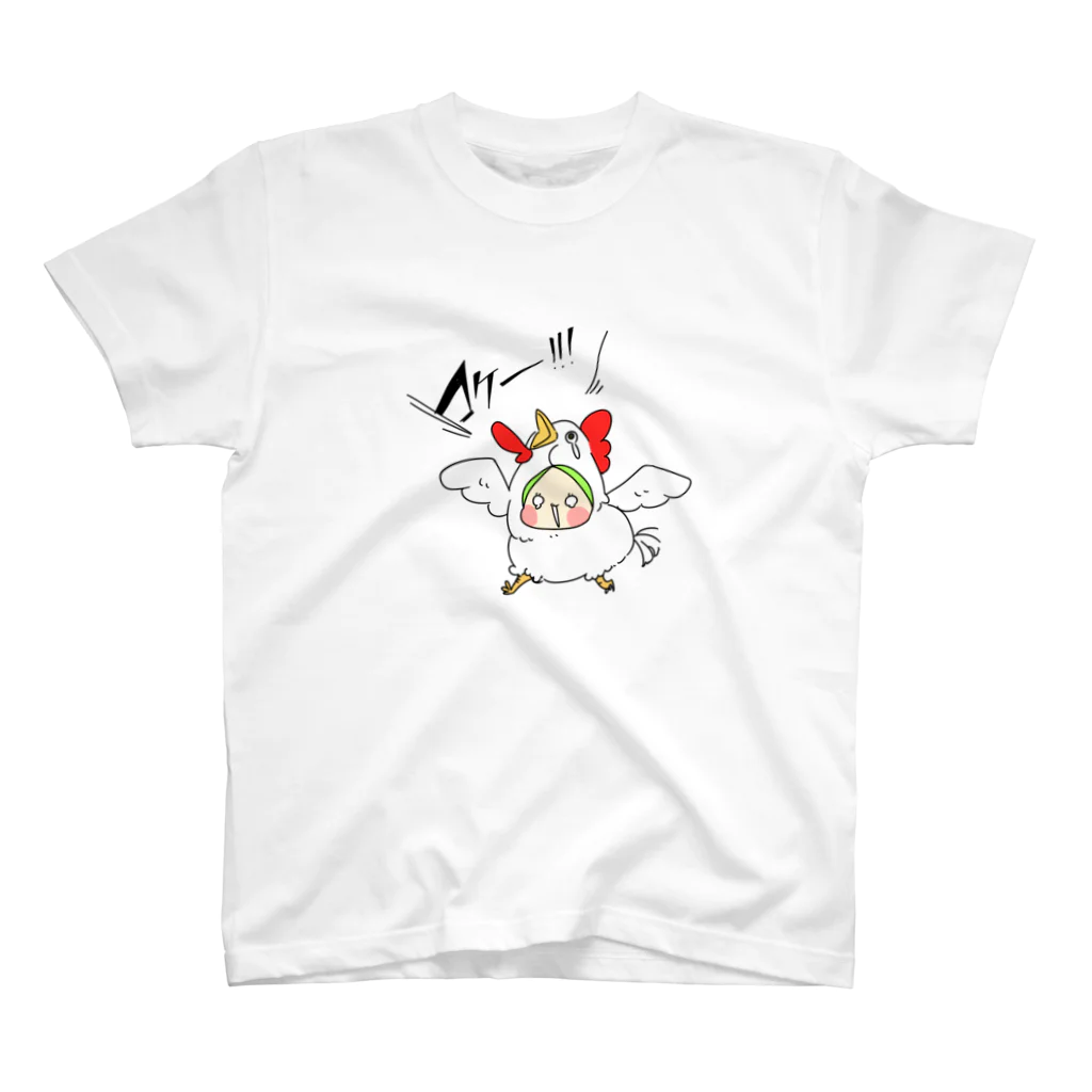 わーい🐸お仕事募集中のにわとりかるちゃん Regular Fit T-Shirt