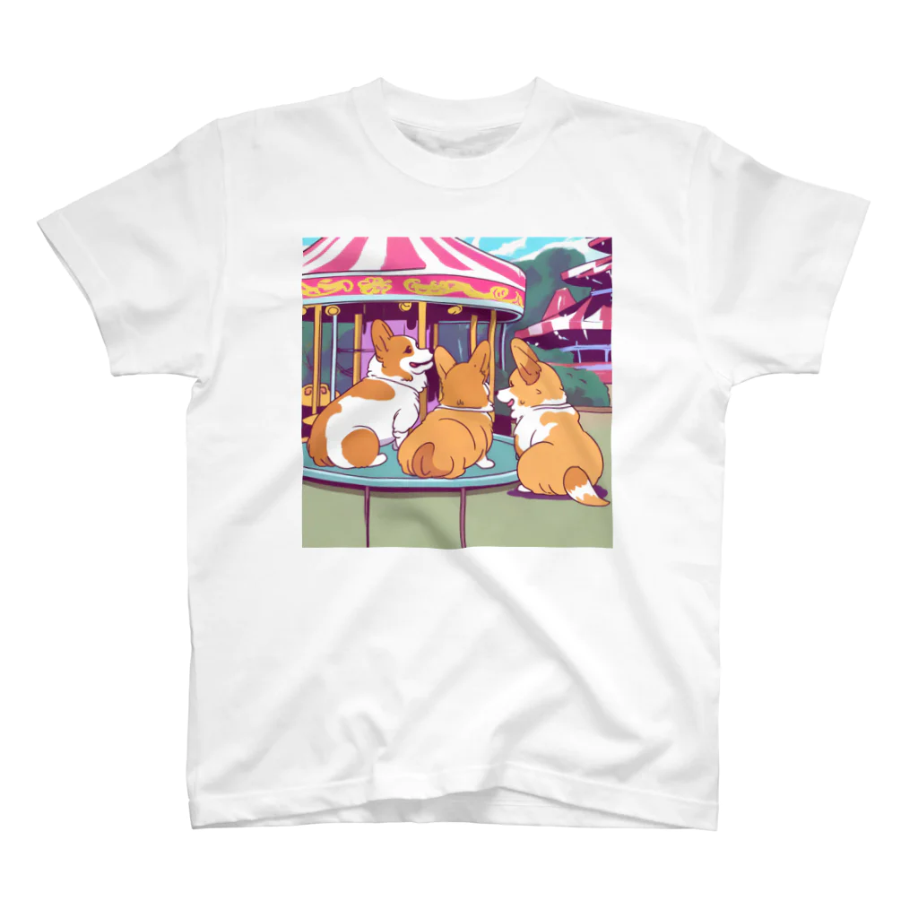 Cute dogsのI love my dogs Regular Fit T-Shirt