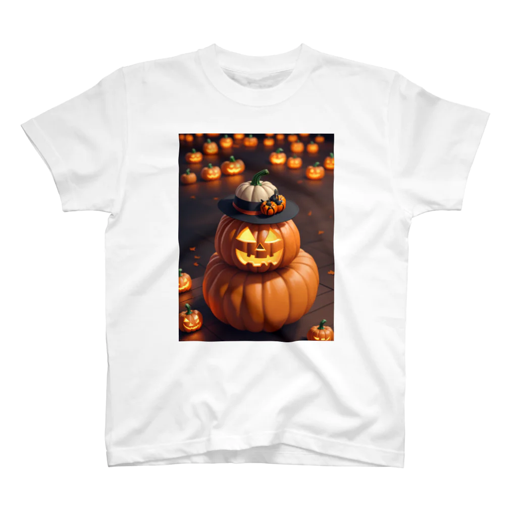 Gereroのハロウィーンカボチャ スタンダードTシャツ