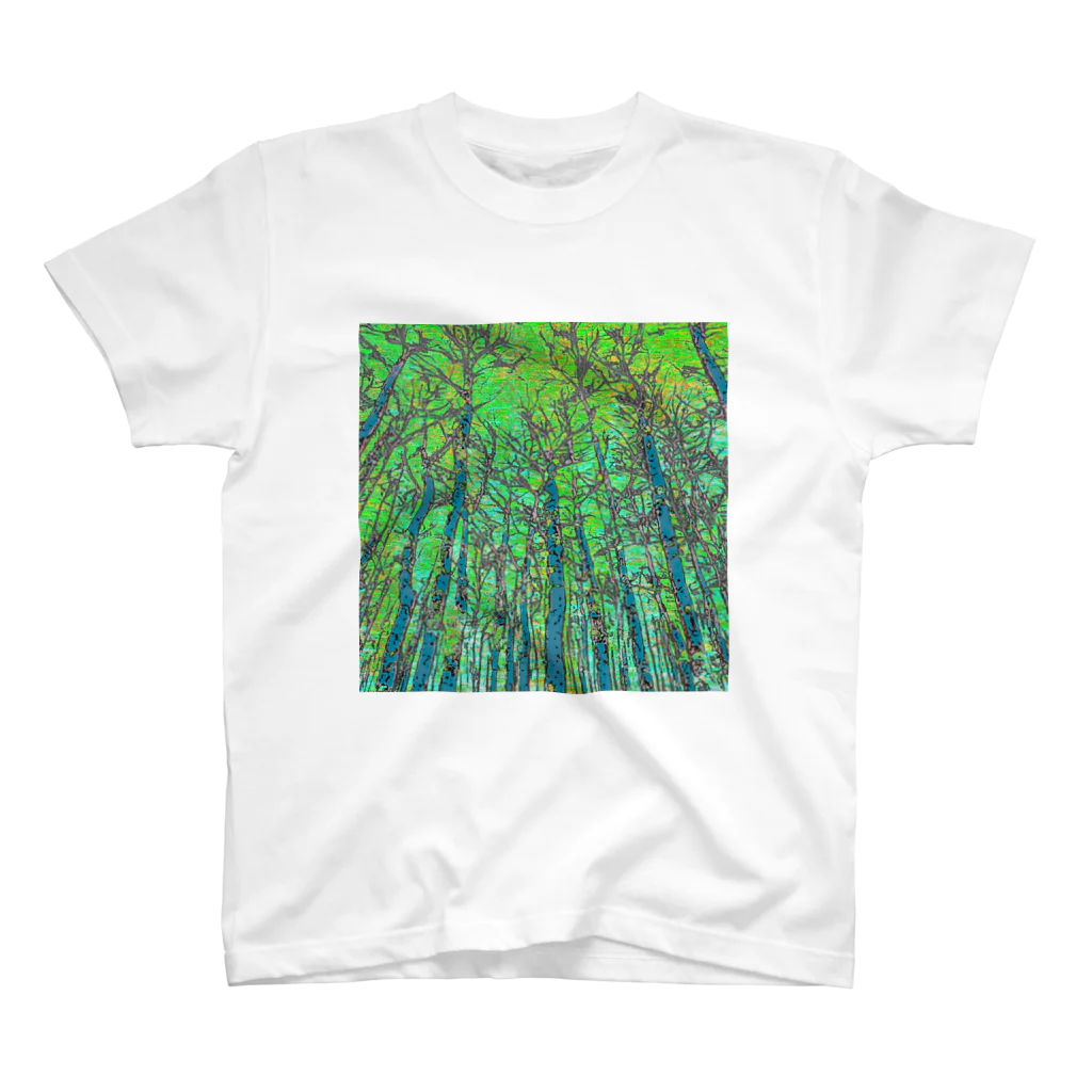 水草のサイケデリックな林 Ⅱ スタンダードTシャツ