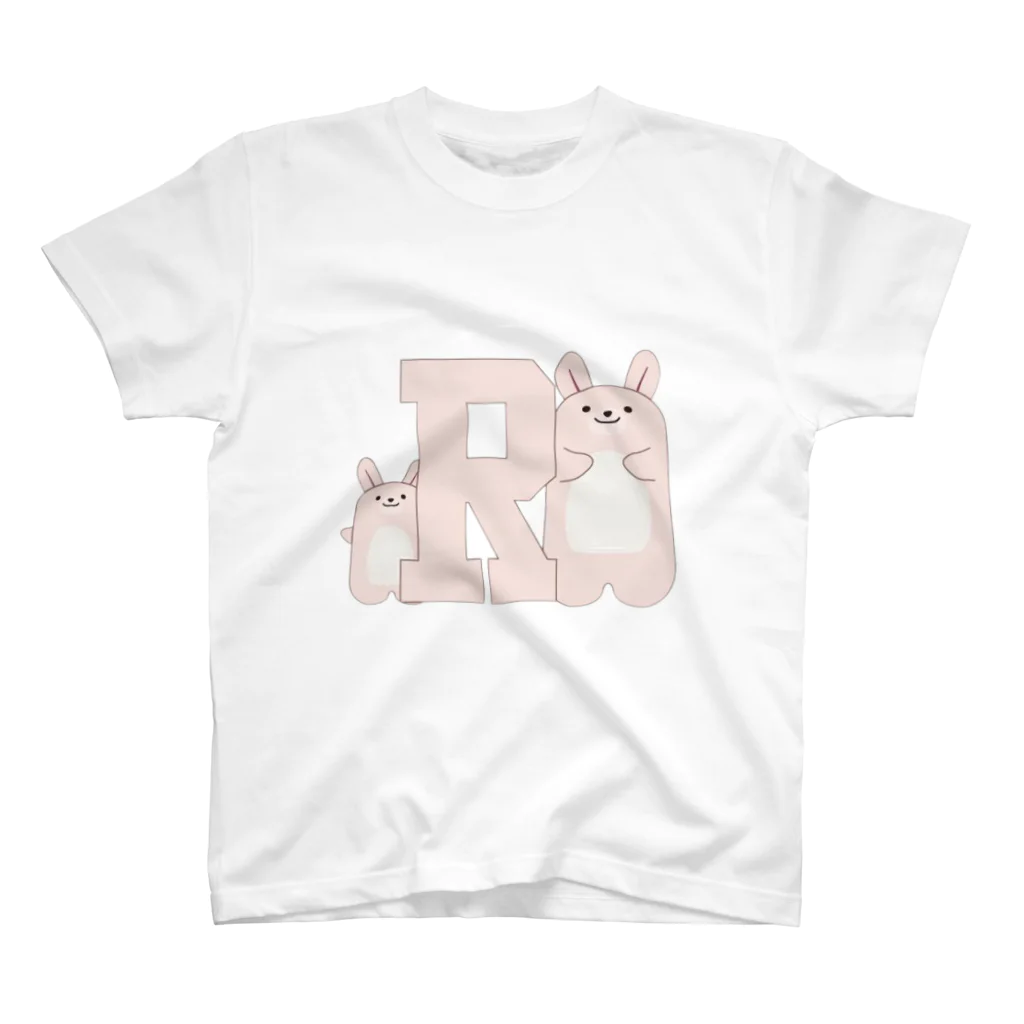 うさぎのらんまるさん【公式】のいつも手元にらんまるさん スタンダードTシャツ