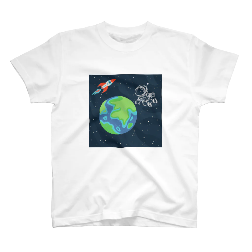 あいいろのキュートな宇宙飛行士 スタンダードTシャツ