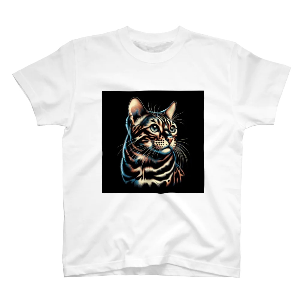 calcium369のベンガル猫 スタンダードTシャツ