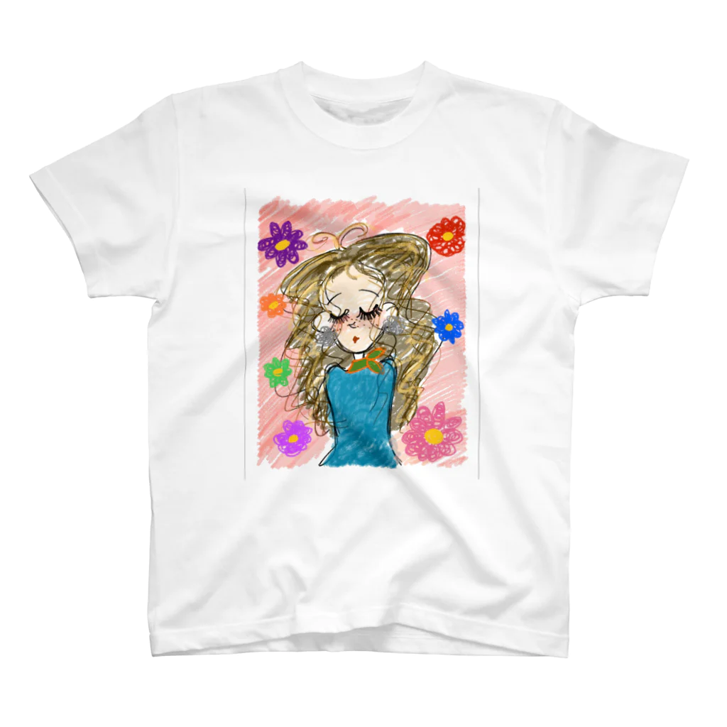 そばかす𝔾𝕀ℝ𝕃'𝕤のColor Girl🌼❤️💚🩵 スタンダードTシャツ