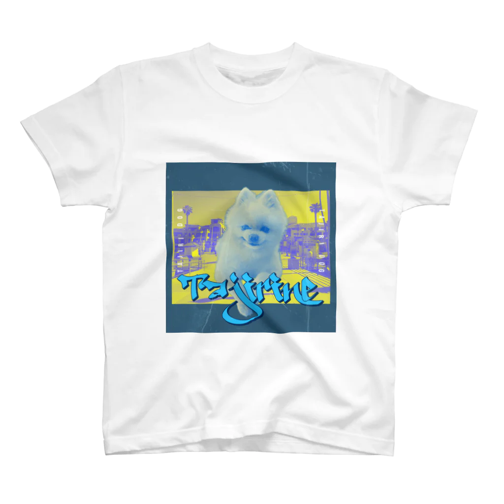 田尻犬(たじりけん)のタジリーヌHIPHOPスタイル Regular Fit T-Shirt
