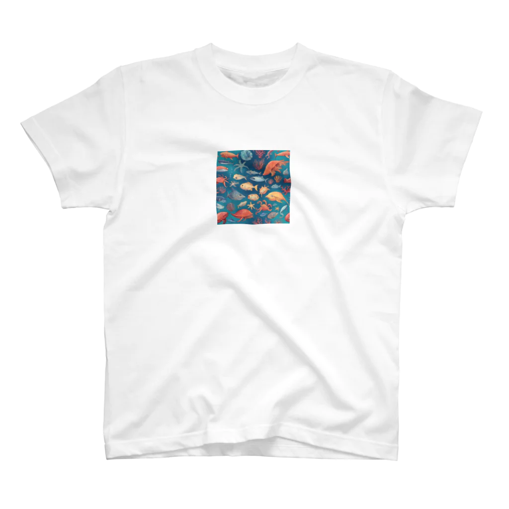 tmdayoの海洋生物 Regular Fit T-Shirt