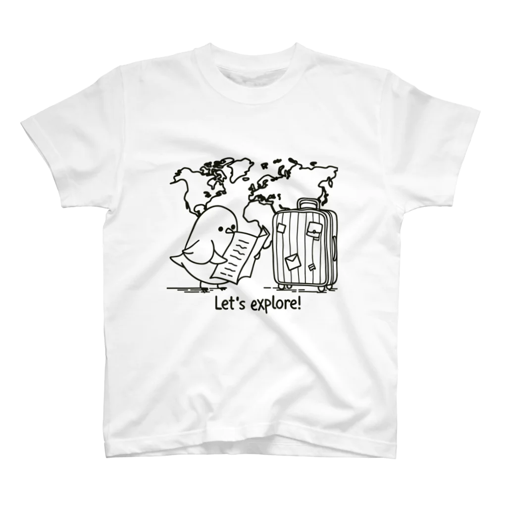 SaezuriのLet's Explore! Regular Fit T-Shirt