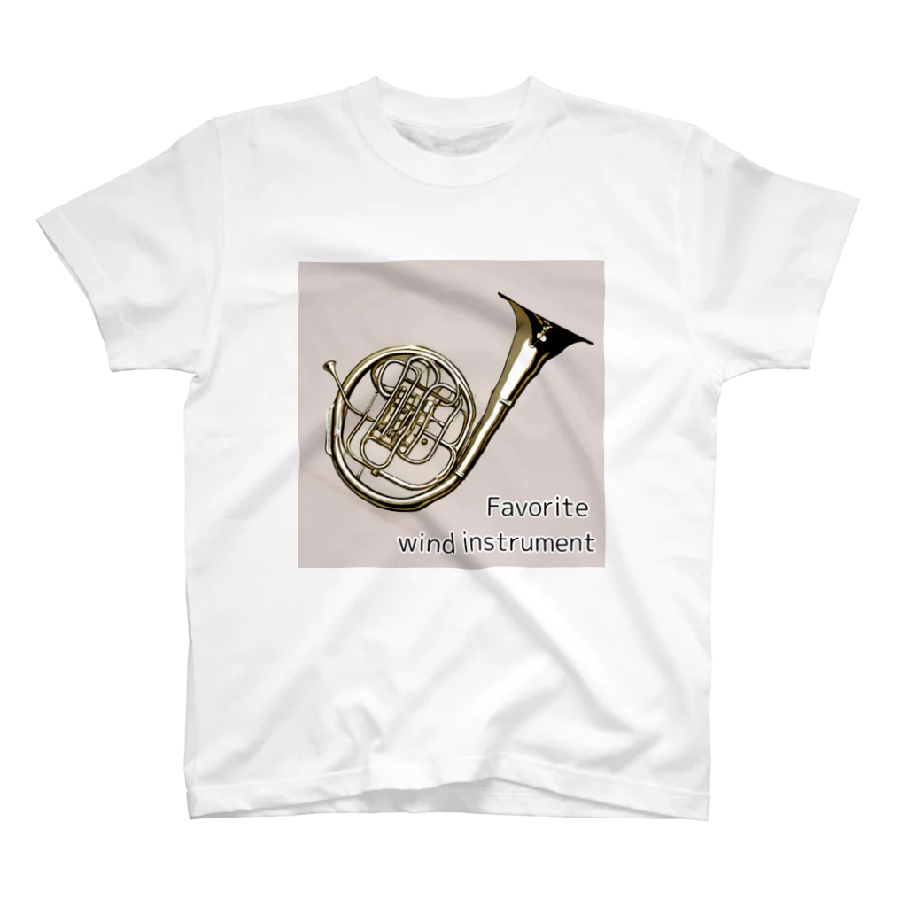 TOMATO913のFavorite wind instrument ～Horn～ Regular Fit T-Shirt