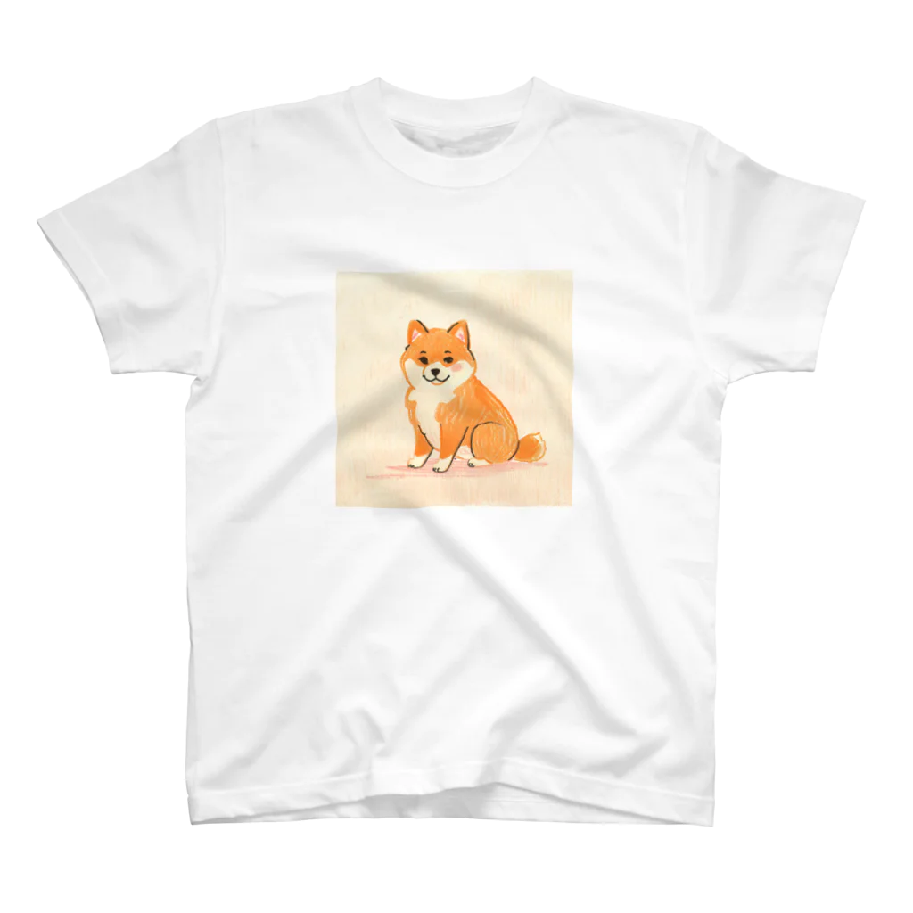 ちょーやのふさふさな柴犬 スタンダードTシャツ