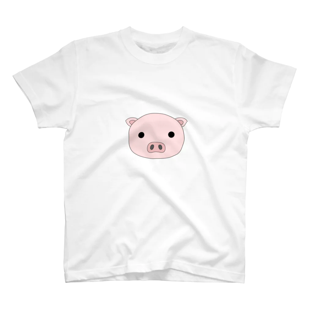 Kids Aquariumのピンクのぶたさん Regular Fit T-Shirt