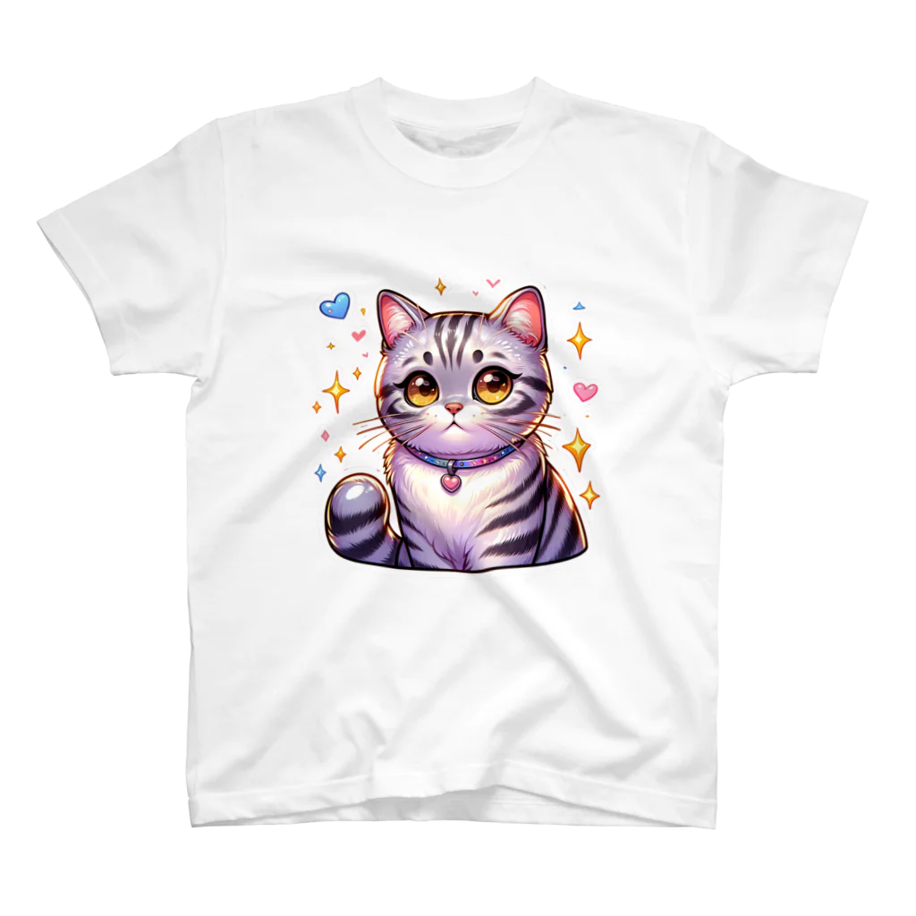 Stellaのアメショーのメイちゃん　キュート猫シリーズ Regular Fit T-Shirt