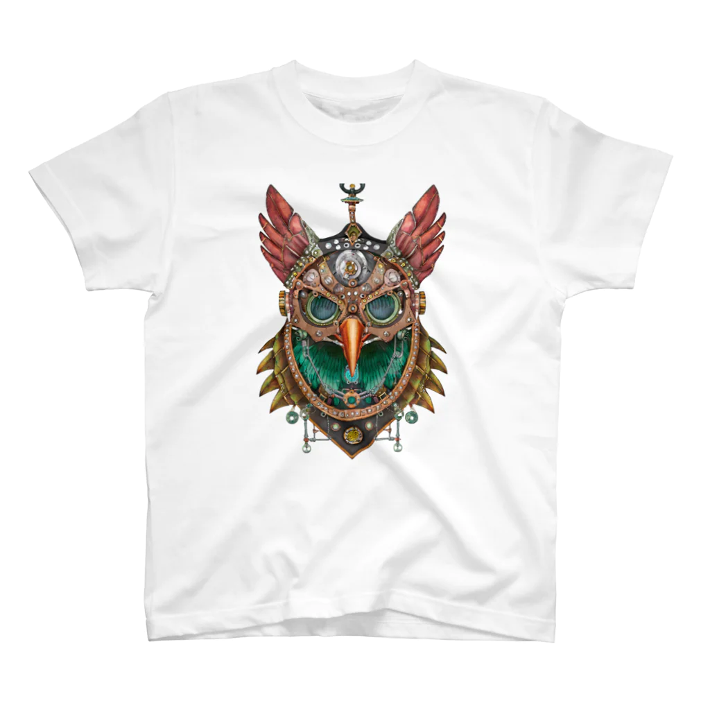 ファッションバンガードの鷹のマスク スタンダードTシャツ