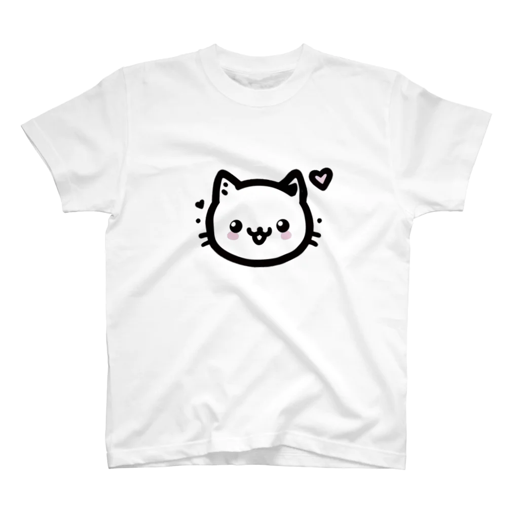 終わらない夢🌈の可愛いにゃんこ🐱💞 スタンダードTシャツ