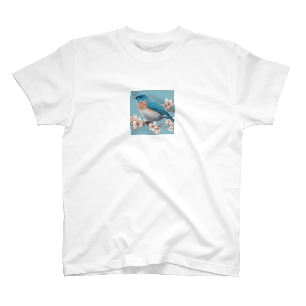 ❤︎cute❤︎のbeautiful blue bird Regular Fit T-Shirt