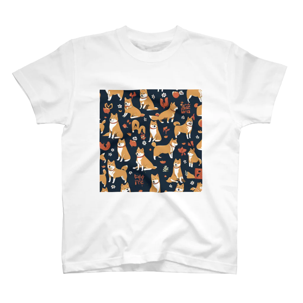 pinetreeの柴犬１ スタンダードTシャツ