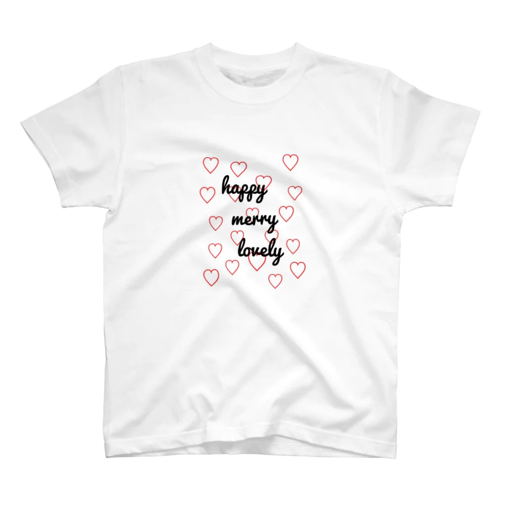 おぼこ屋のhappy merry lovely! スタンダードTシャツ