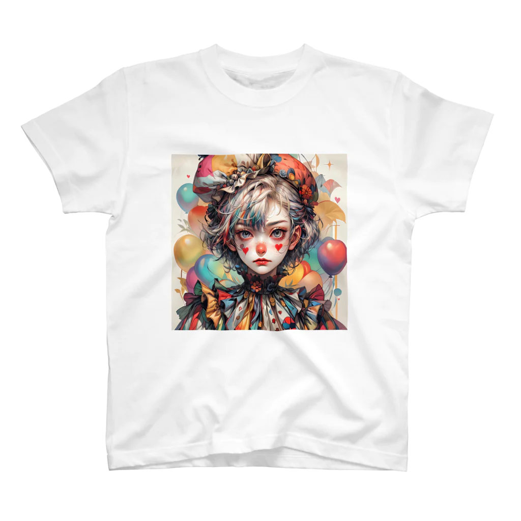 Jake-Hokkaido のJK-005 Pierrot girl スタンダードTシャツ