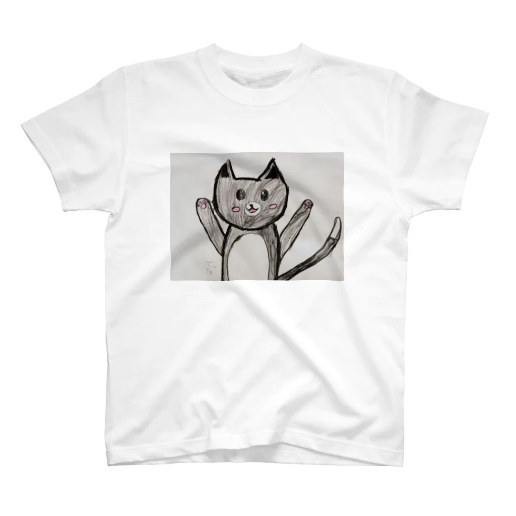 メッキーのばんざい猫 スタンダードTシャツ