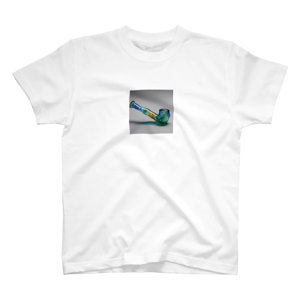 No Fishing No Life のガラスパイプ Regular Fit T-Shirt