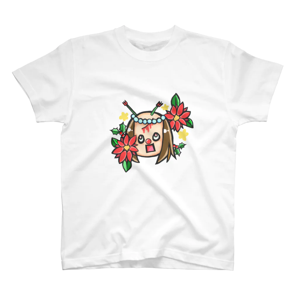 Shou3s-Storeのおちむしゃ Xmas ver Regular Fit T-Shirt