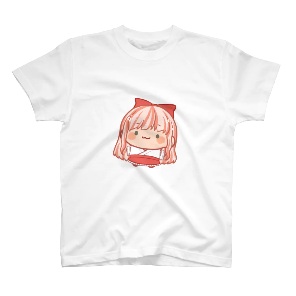 ぷいぷいshopのぷいぷい巫女ちゃん2 スタンダードTシャツ