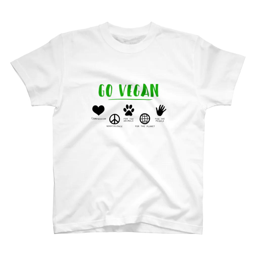 GO VEGANのGO VEGAN - TシャツA スタンダードTシャツ