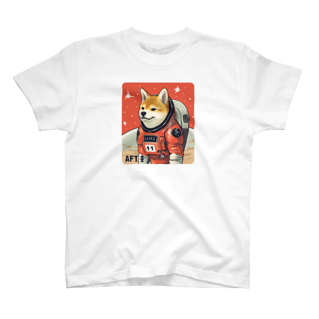 スペースドッグ・ラボのスペース柴犬探検隊 スタンダードTシャツ