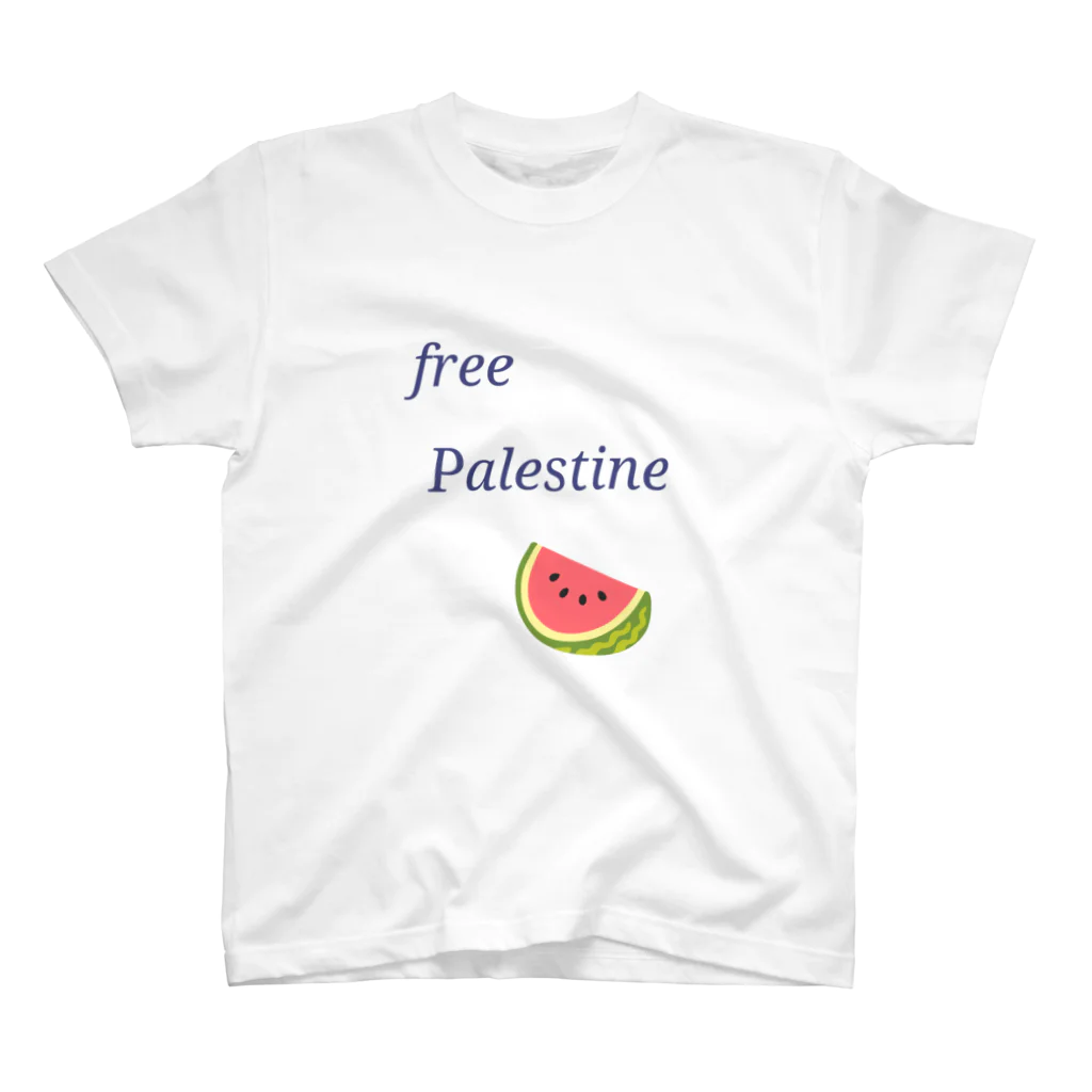 鸚哥ノ館のfreePalestine Regular Fit T-Shirt