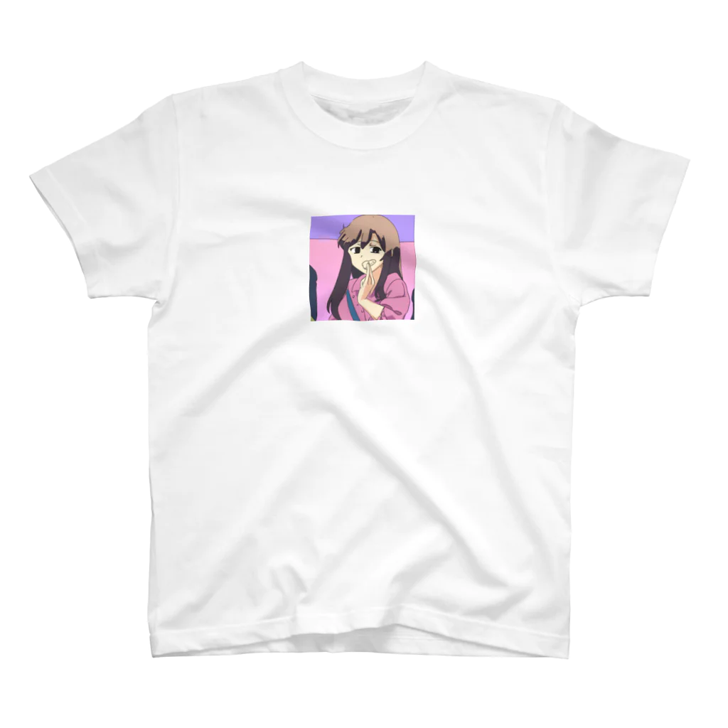 yRのささやく女の子 スタンダードTシャツ